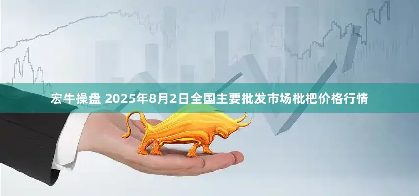 宏牛操盘 2025年8月2日全国主要批发市场枇杷价格行情