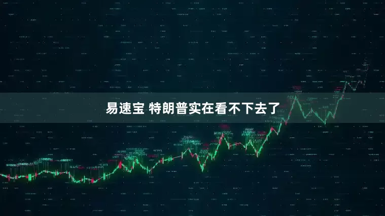 易速宝 特朗普实在看不下去了